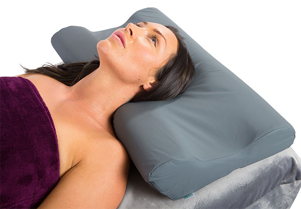 Wipeable Memory Foam Makeup/Eyelash & Neck Support Pillow